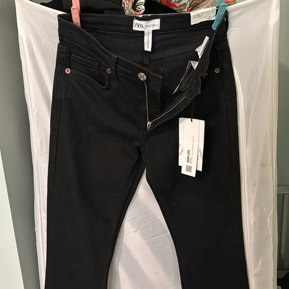 Size 0 Zara black pants size 32s - Picture 3 of 6